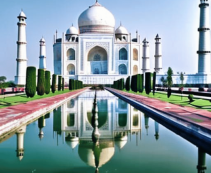 The Majestic Beauty of the Taj Mahal in India